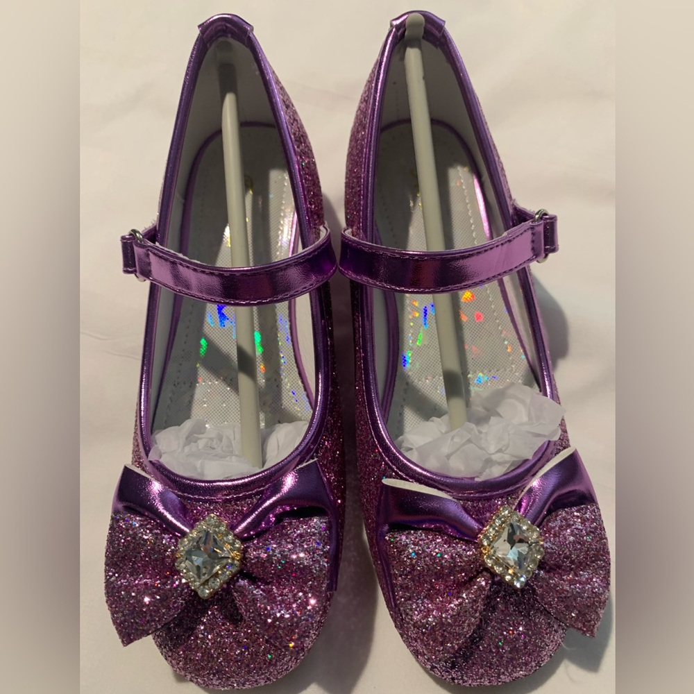 Furdeour Girls Dress shoes Mary Jane wedding Flower girl